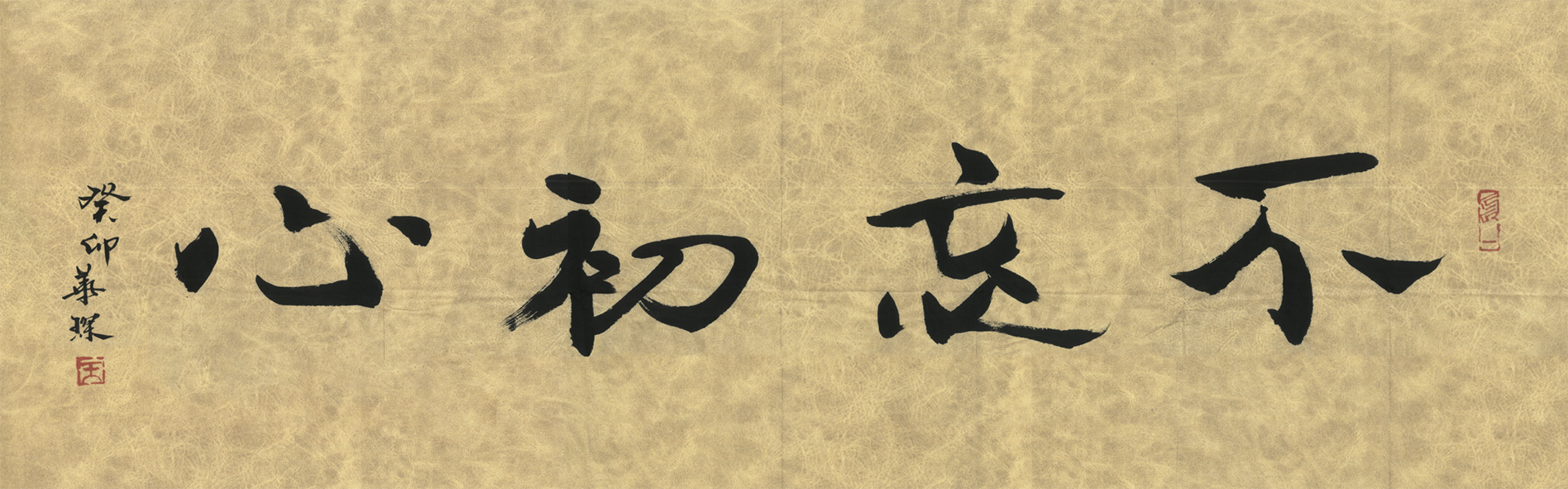 行楷《不忘初心》-王华琛.png